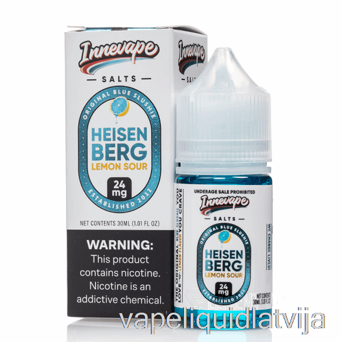 Heisenberg Citronskābs - Innevape Salts - 30ml 24mg Vape šķidrums